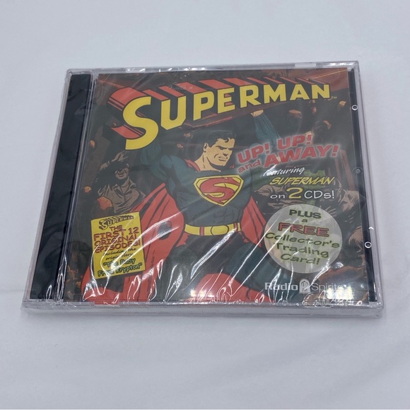 SUPERMAN UP! UP! and AWAY! 2 Disc CD Collection Radio Broadcast +Trading Card - Picture 6 of 6